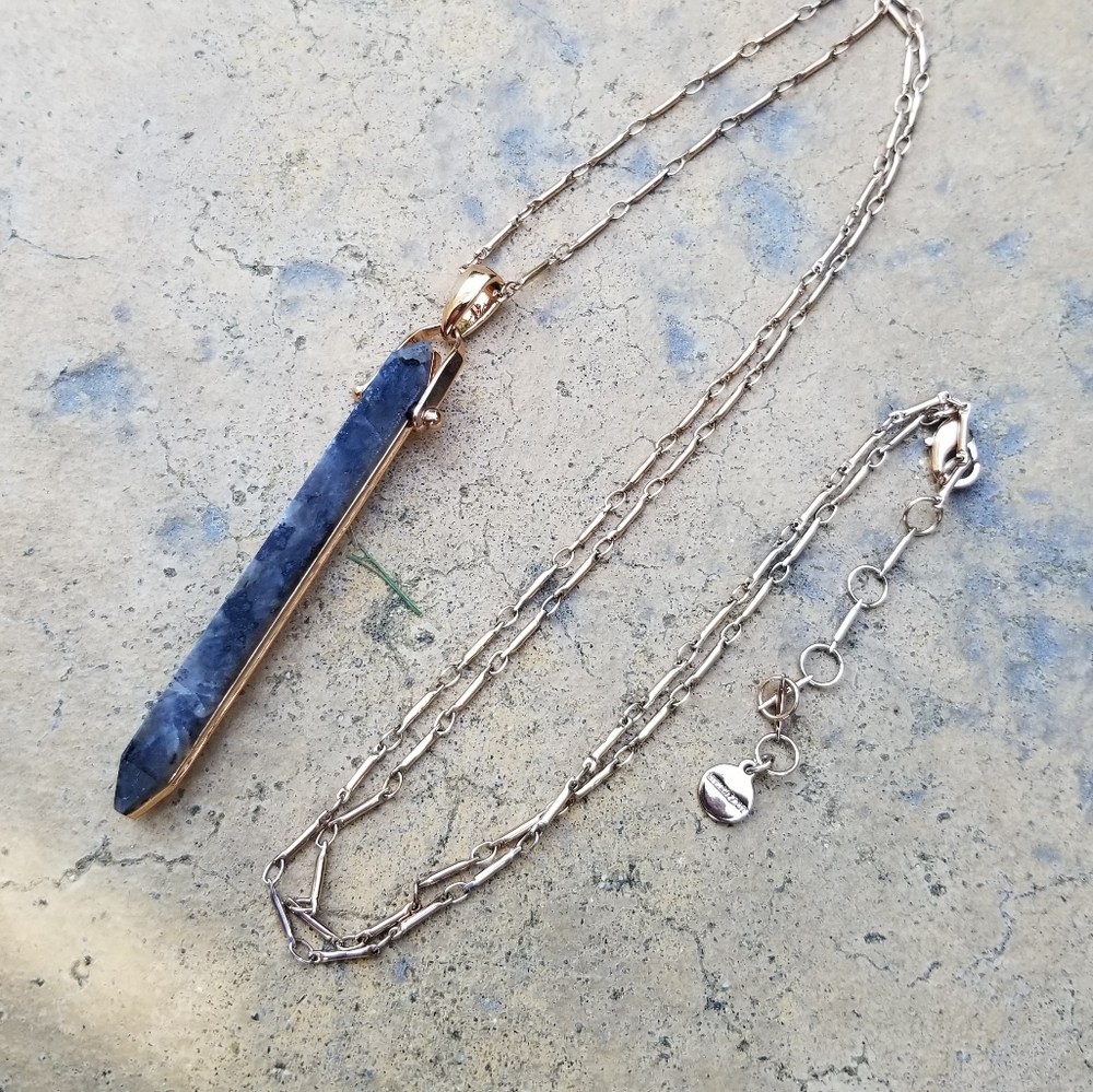Stella and Dot Stone Rebel Pendant